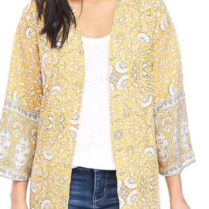 Love and Fire Floral Duster NWOT